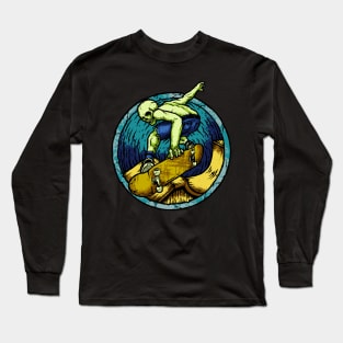 Skull Skater Long Sleeve T-Shirt